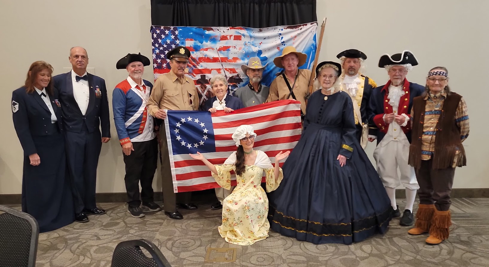VFW Post members at the All American